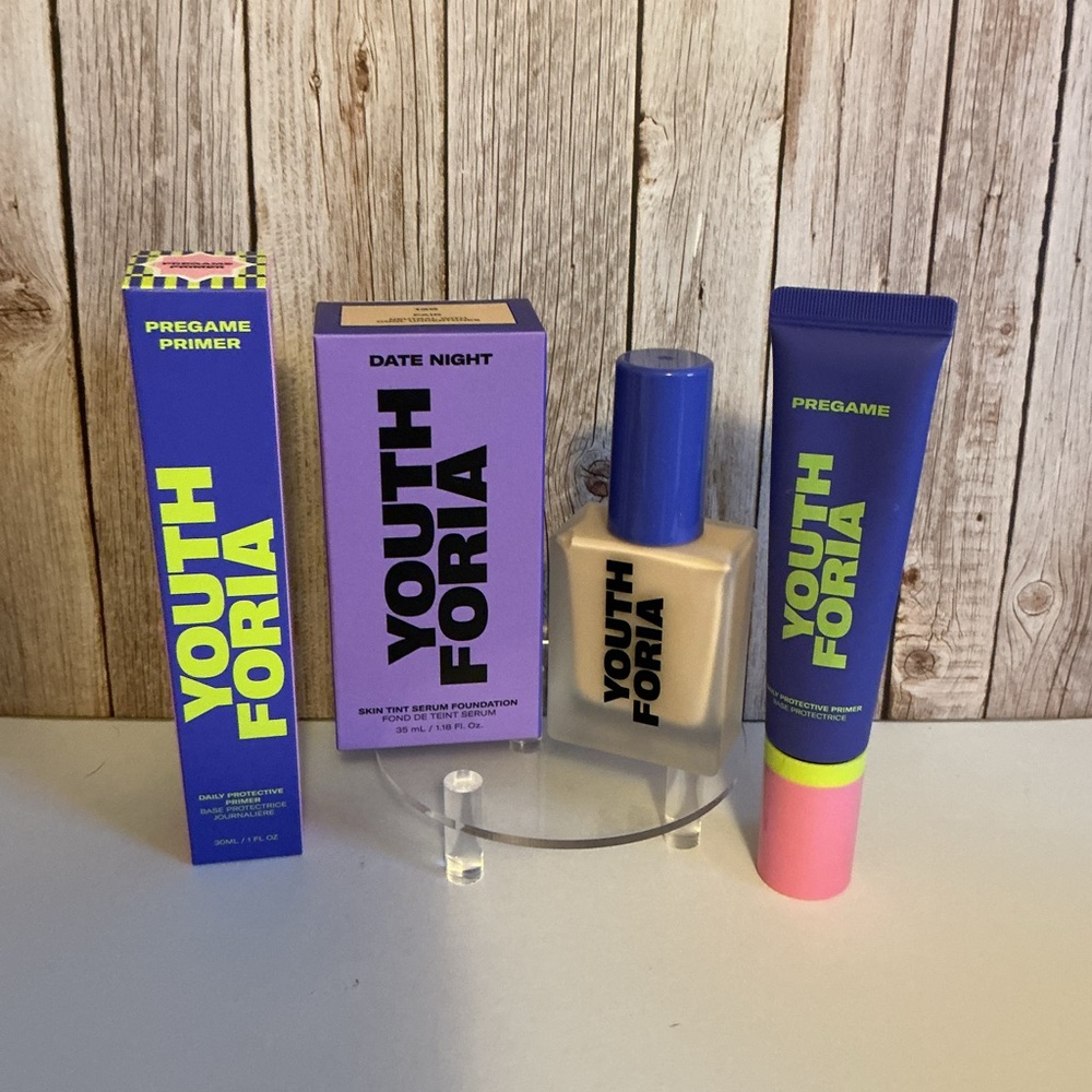 Youthforia Pregame Primer and Date Night Foundation Set